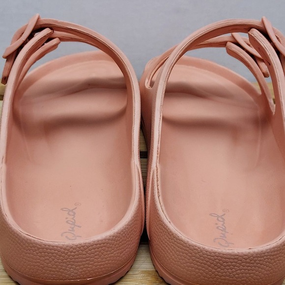 Qupid Womens | Pink Coral | Gladiator Style Sandals Size 9 - Picture 7 of 9